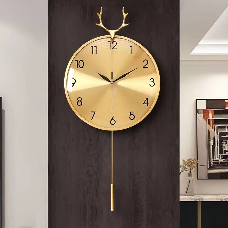 Elk Clock 67X30 CM 1 Environmentally friendly material, no need for punching Elk Clock 67X30 CM 1 Environmentally friendly material, no need for punching